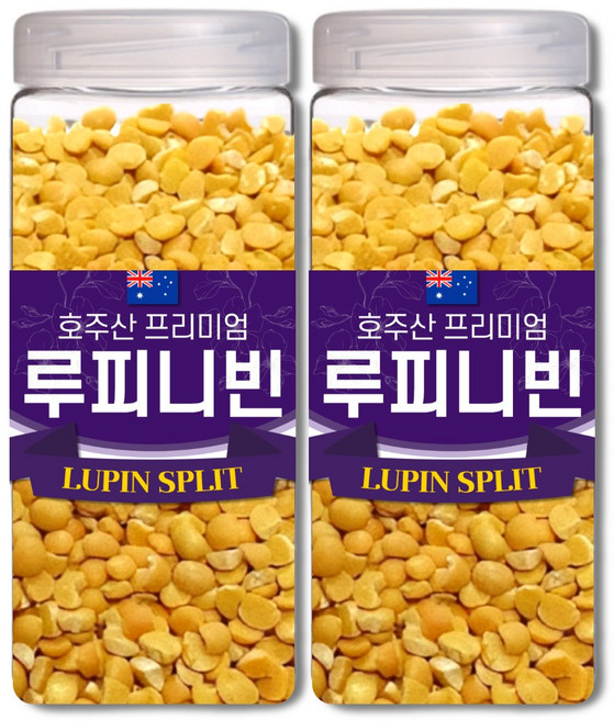 통에담은 최상급 루피니빈 콩 호주산 루핀콩, 2개, 1kg