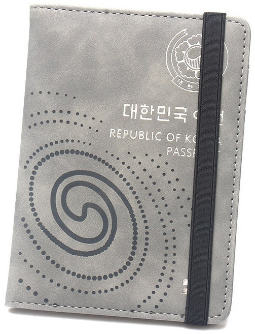 슬기로운생활 지갑 가죽 차단 케이스 투명 여권 케이스