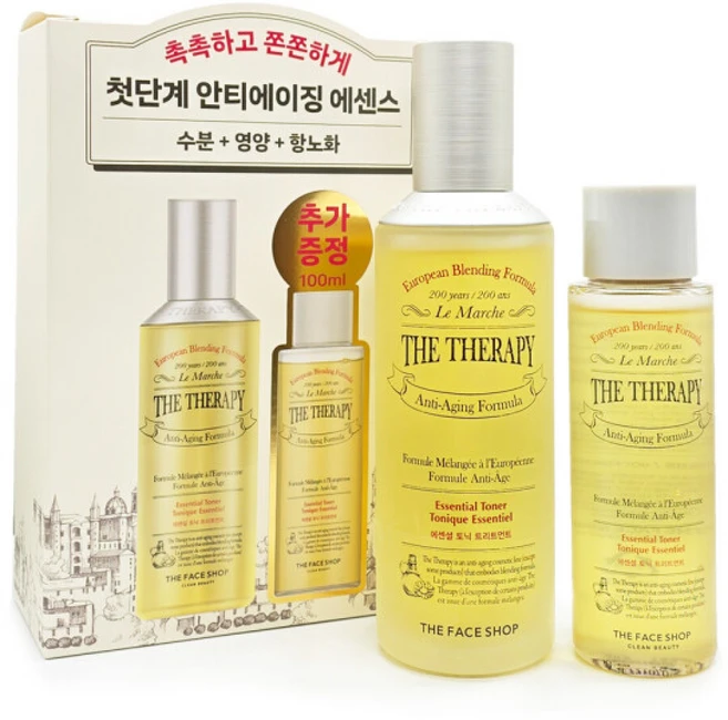더페이스샵 더테라피 에센셜 토닉 트리트먼트 기획, 1개 - 쿠팡
