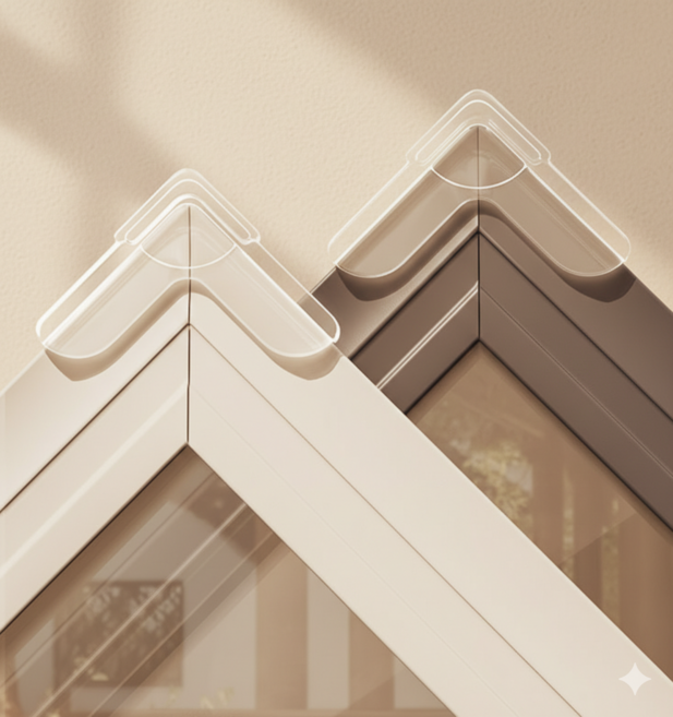 말랑베이비 이중쿠션 프리미엄 코너 모서리 보호대, 투명, 11개