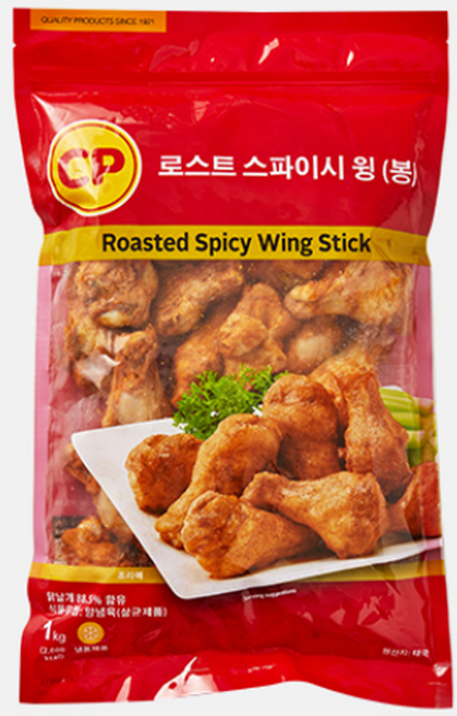 로스트 스파이시윙 봉 CP 1kg 고추베이스 시즈닝 매운맛 치킨 맥주 안주 간식, 1개