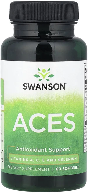 Swanson 비타민A C E 및 셀레늄 소프트젤 60정, Swanson비타민ACE및셀레늄소프트젤60정, 1개 - 쿠팡