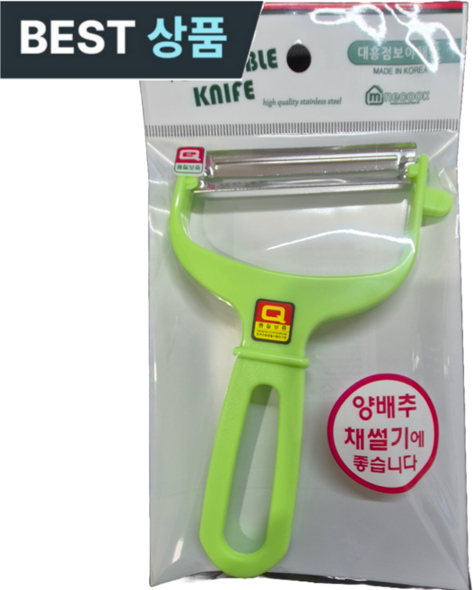 점보 양배추 야채칼, 1개, 그린