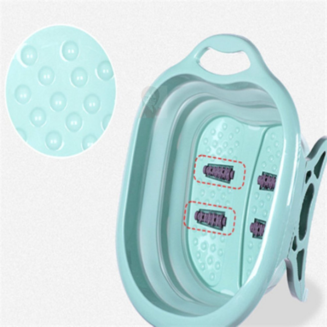 다가바 접이식 지압 족욕기 족욕통, 1개