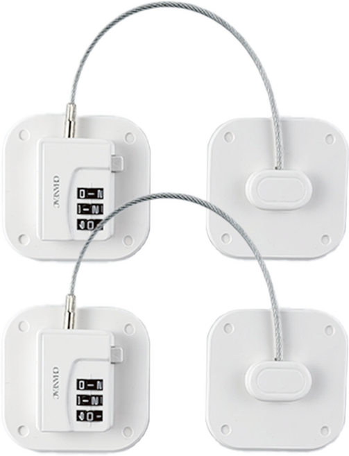 샤네끄 부착형 냉장고 자물쇠, 2개