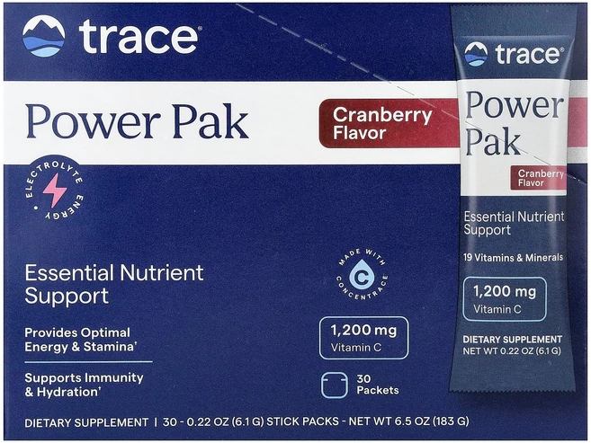 트레이스 파워팩 크랜베리맛 30개입 각 6.1g TMR-00150 - 쿠팡