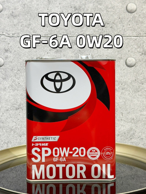 TOYOTA SP 0W-20 GF-6A 全合成機油, 50個, 4L