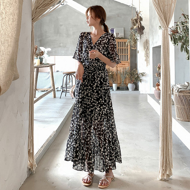 대박난박양 하트블라썸 롱원피스