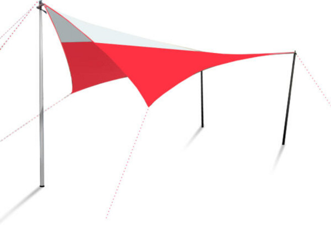 아트박스/벅703 BUCK703 땡 국산 프리미엄 차박겸용 헥사타프 4종세트, 차박 겸용 헥사타프 승용차 소형