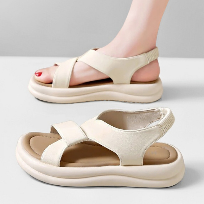 Modern Fashion 여성 통굽 밴딩 샌들 발편한 여름 슈즈 X53