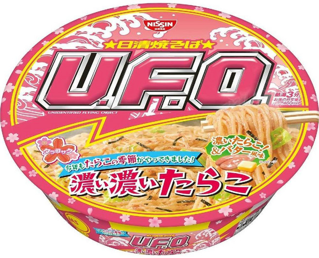닛신 식품 야키소바 UFO 진한 명란젓 컵라면 103g 12개