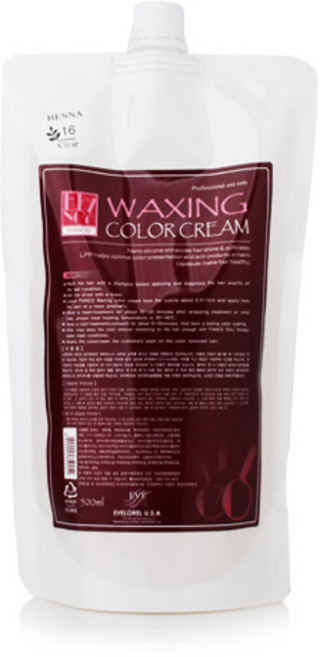 피앙코 헤어 헤나왁싱 컬러크림 500ml, 레드, 1개