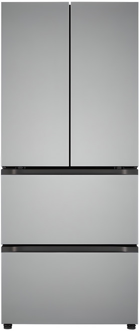 [색상선택형] LG전자 오브제컬렉션 402L 스탠드형 4도어 김치 냉장고 메탈 프라임 실버 방문설치, 프라임실버, Z408MPSF13