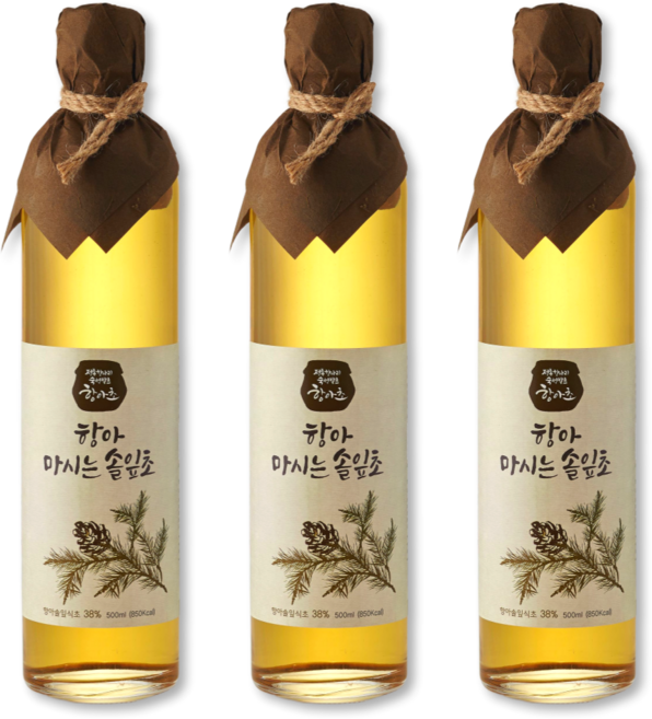 항아 마시는 솔잎초, 3개, 500ml