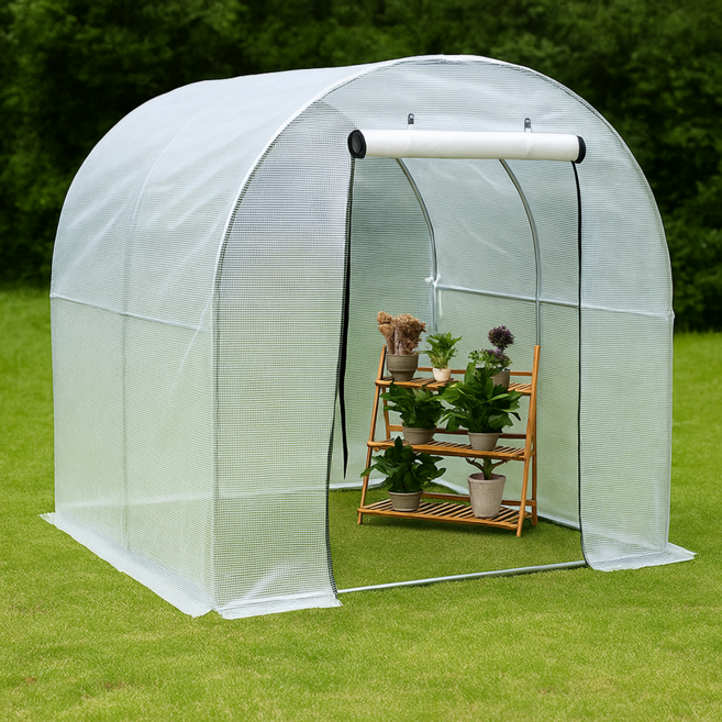 더퍼리 조립식 비닐하우스 소형 미니 온실하우스 텃밭 가정용, 1. 2x1.5x2m(길이x너비x높이)