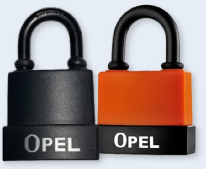 오펠 녹방지 방수 자물쇠 자물통 오렌지 흑색 45MM 55MM 75MM, 숏타입 오렌지 45MM, 1개