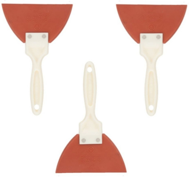 고무 헤라 반달 모양 3입 1set, 1세트