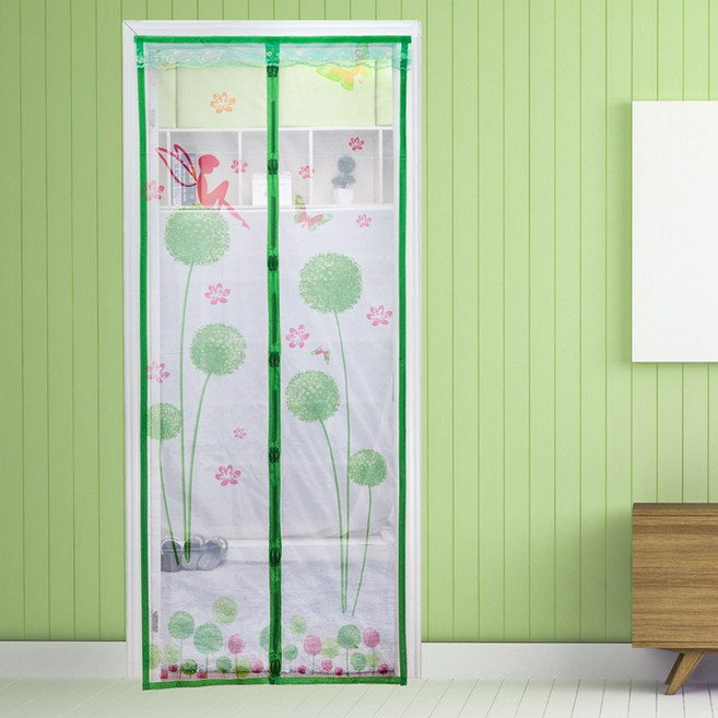 예쁜 창문 방문 레이스 플라워 모기장 커튼 3size