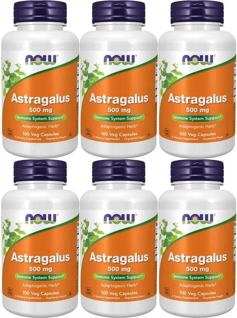 나우푸드 황기 추출물 500mg 베지캡슐, 100정, 6개 - 쿠팡