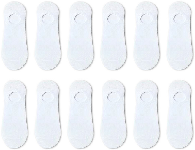 타키타키 여름용 여성 남자 얇은 페이크삭스 덧신 양말 12켤레