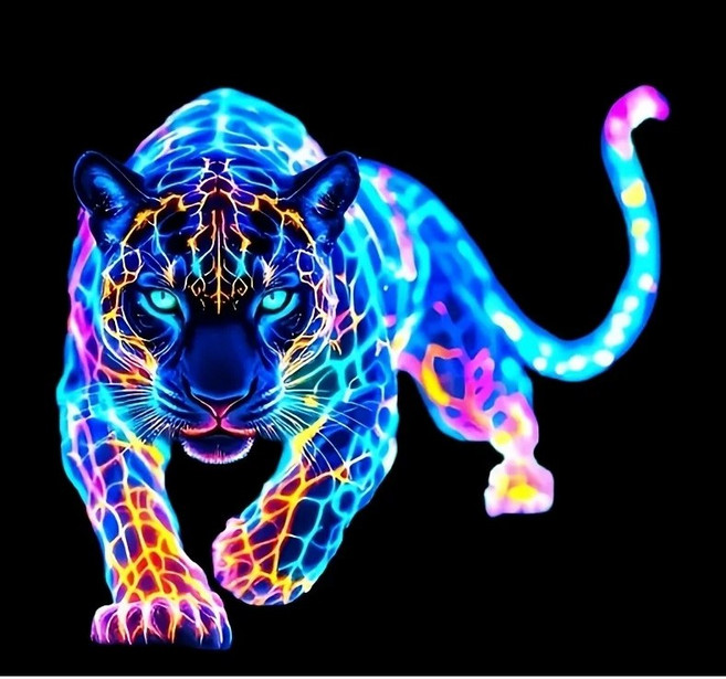 자동차 오토바이 3D튜닝 흠집제거 포인트 스티커(8종옵션), 1개, 나의팬서표범