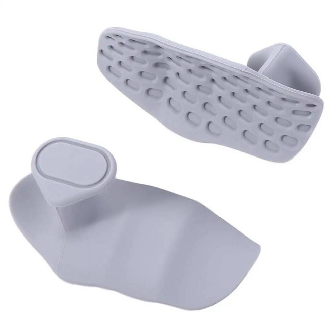 인체 공학적 피트니스 팜 가드 탄성 미끄럼 방지 역도 프로텍터 소프트 핸드 파워 벨트, 2. Grey, 1개