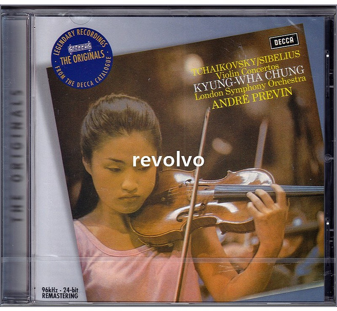 Tchaikovsky & Sibelius Violin Concertos / Kyung -Wha Chung (정경화) Andre Previn