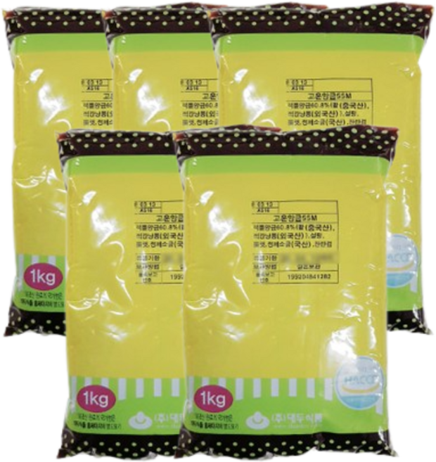 베이킹 속재료 대두 고운 앙금 55M 1kg, 5개