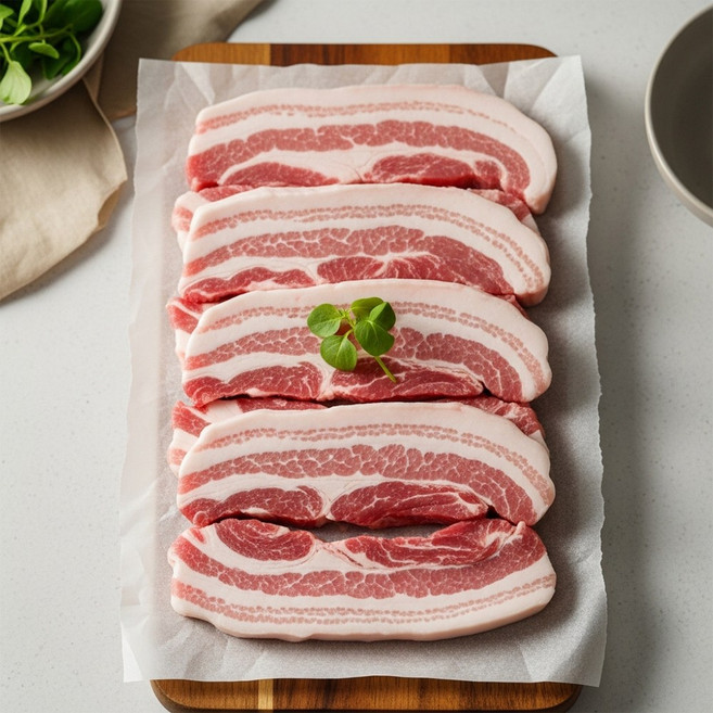 닥터안스프레쉬 무항생제 냉장 한돈 500g, 삼겹살 구이용, 1개