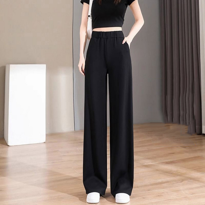 페이준 와이드 팬츠 루즈핏 날씬해 보이는 일자 캐주얼 바지 정장바지 면접 승무원 팬츠 오피스룩 6868K