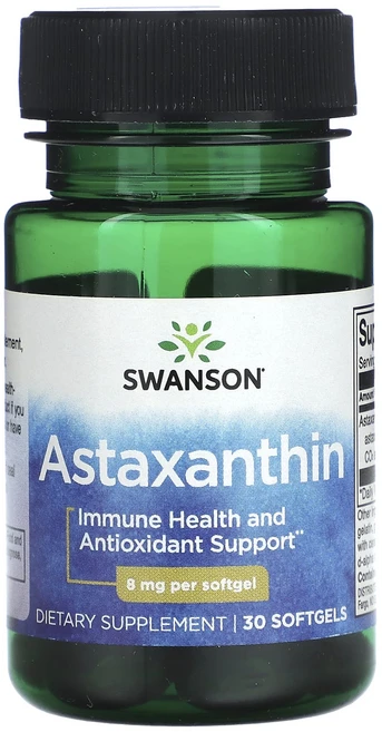 Swanson 아스타잔틴 8mg 소프트젤 30정, Swanson아스타잔틴8mg소프트젤30정, 1개 - 쿠팡