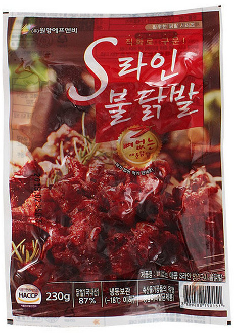 에스라인불닭발 230gX10개, 10개, 230g