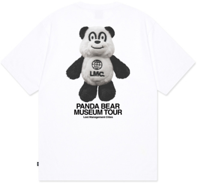 LMC PANDA BEAR MUSEUM TOUR TEE white