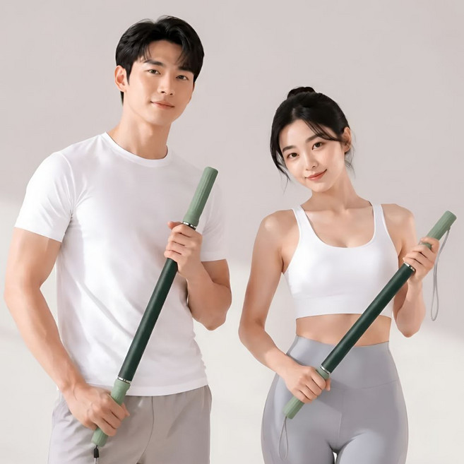 핏룸 프리미엄 바디라인 케어 마사지 스틱, green, 1개