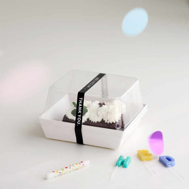 방구석상인 샌드위치 포장용기 디저트 베이킹, 1개, 3호 화이트 50개입