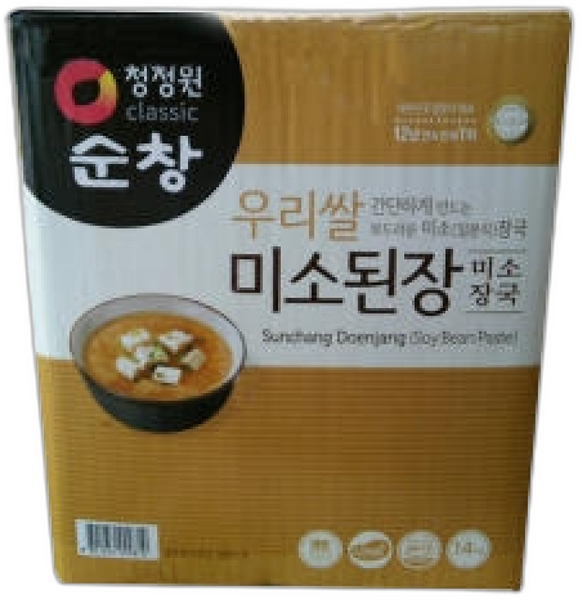 청정원 순창 우리쌀 미소된장, 1개, 14kg