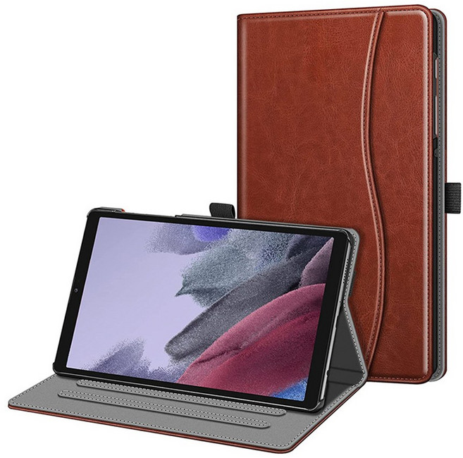 스냅케이스 빈스 북커버 가죽 케이스, 브라운