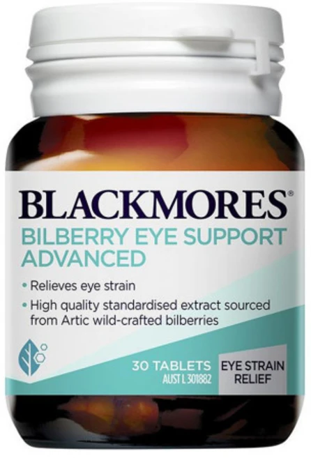 [블랙모어스] 빌베리 아이서포트 어드밴스드 30정X6, 30정, 6개 - 쿠팡