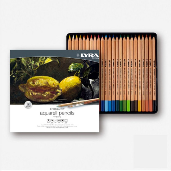 리라 램브란트 수채색연필 24색, 단품
