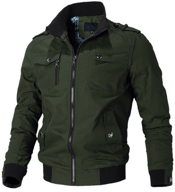 남성 봄 가을 밀리터리 점퍼 야상 자켓 아웃도어 작업복 WI169J