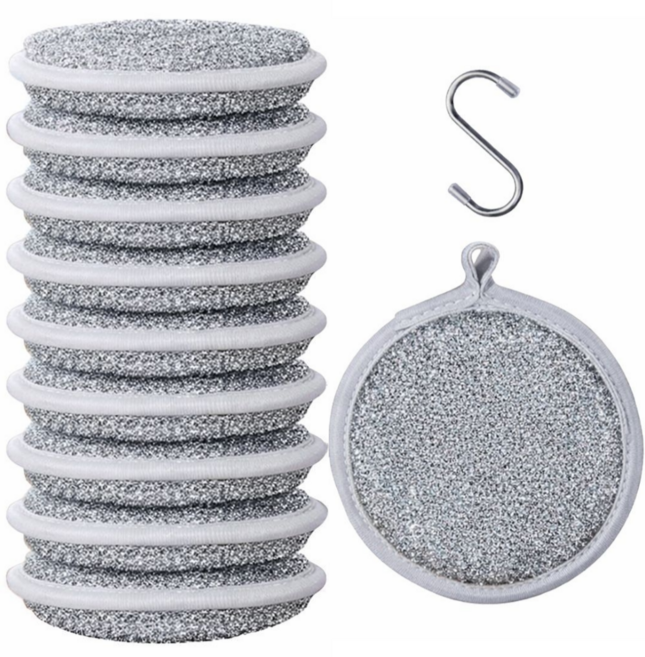 레이지웍 은사 두께 3cm 다목적 스펀 주방 청소 수세미, 1개, 10개입