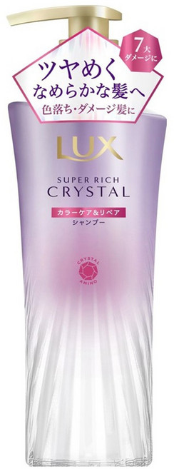 LUX 麗仕 Super Rich Crystal護色修護洗髮露, 1瓶, 450g
