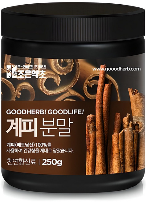 조은약초 계피 분말, 250g, 1개