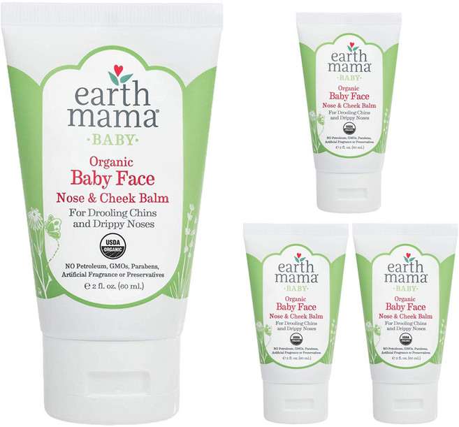 얼스마마 키즈 페이스 노즈 & 치크 밤, 4개, 60ml