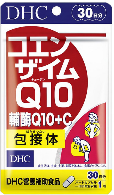 DHC 台灣公司貨 輔酶Q10 + C 膠囊食品 30日份, 30顆, 209mg, 1包