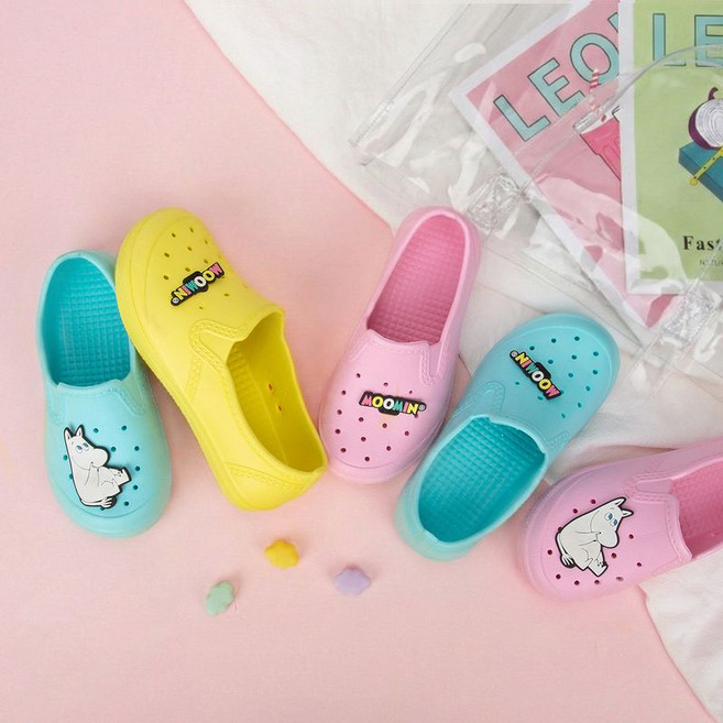 알파슈 무민 만능 실내화3컬러 택1 유치원 실내화 초등 학생 학교 유아 어린이 신학기 아기 아동 층간소음 키즈 여아 남아 EVA 슬리퍼