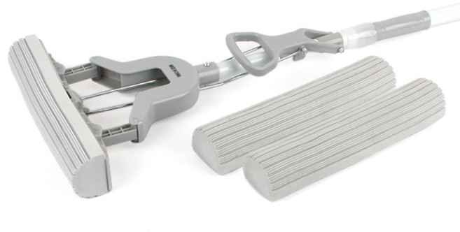 펄프청소기 밀대걸레 + 리필2개, 그레이, 1개