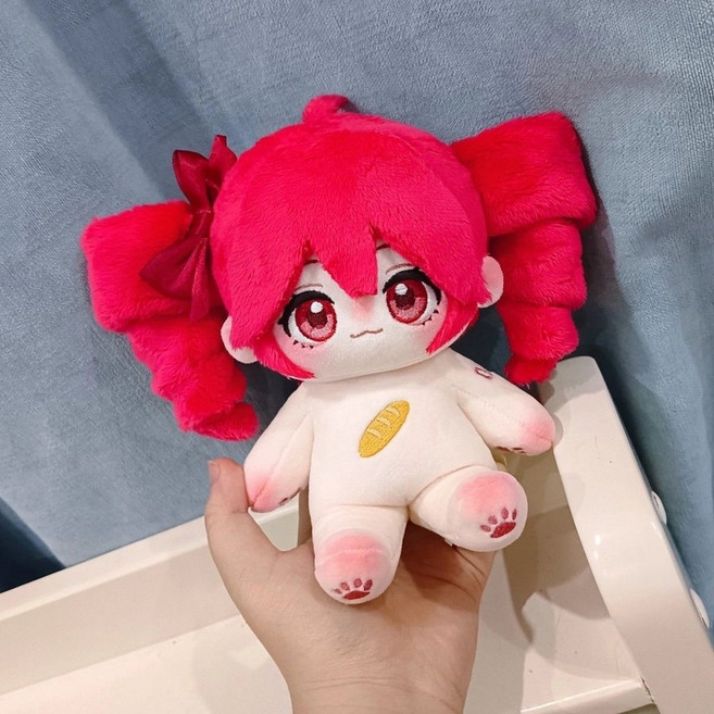 카사네테토 솜인형 아이돌인형 속성인형 피규어, 01.딸기 바게트 누드 인형