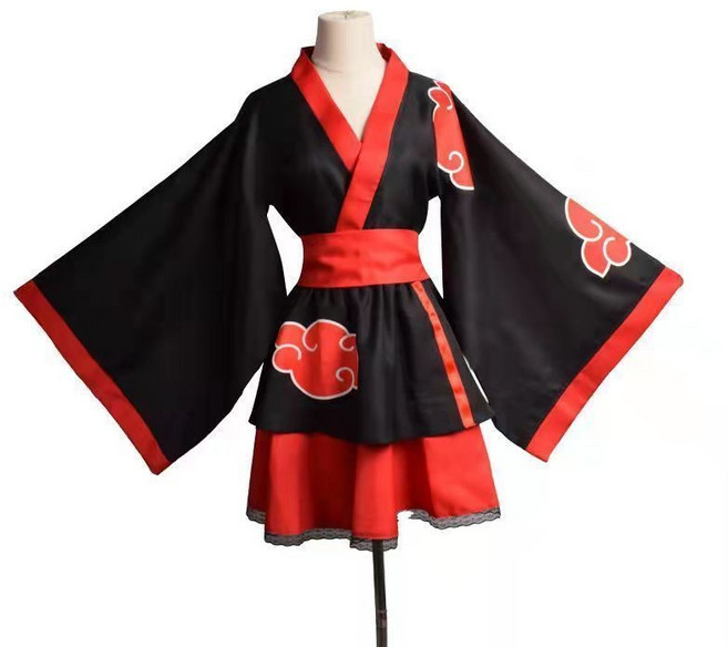 【開發票/統編】萬聖節動漫角色扮演服裝:火影忍者疾風傳日向曉組織漩渦鳴人cos服