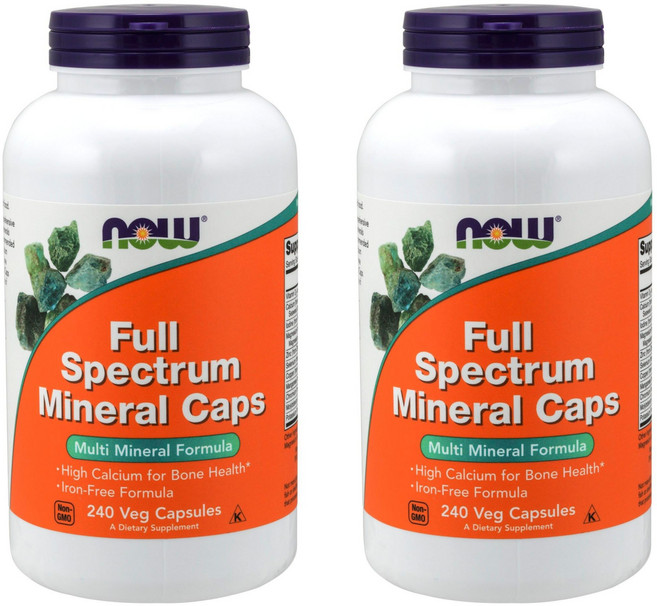 나우푸드 풀 스펙트럼 미네랄 캡슐, 240정 × 2개, 240정, 2개